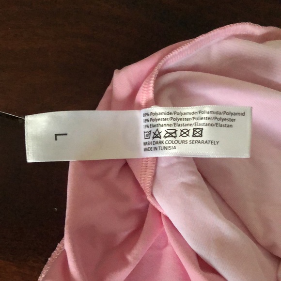 Wearmoi pink leotard with floral mesh - Picture 4 of 5